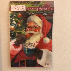 Erin’s Garden Cookies for Santa Christmas decorative garden flag